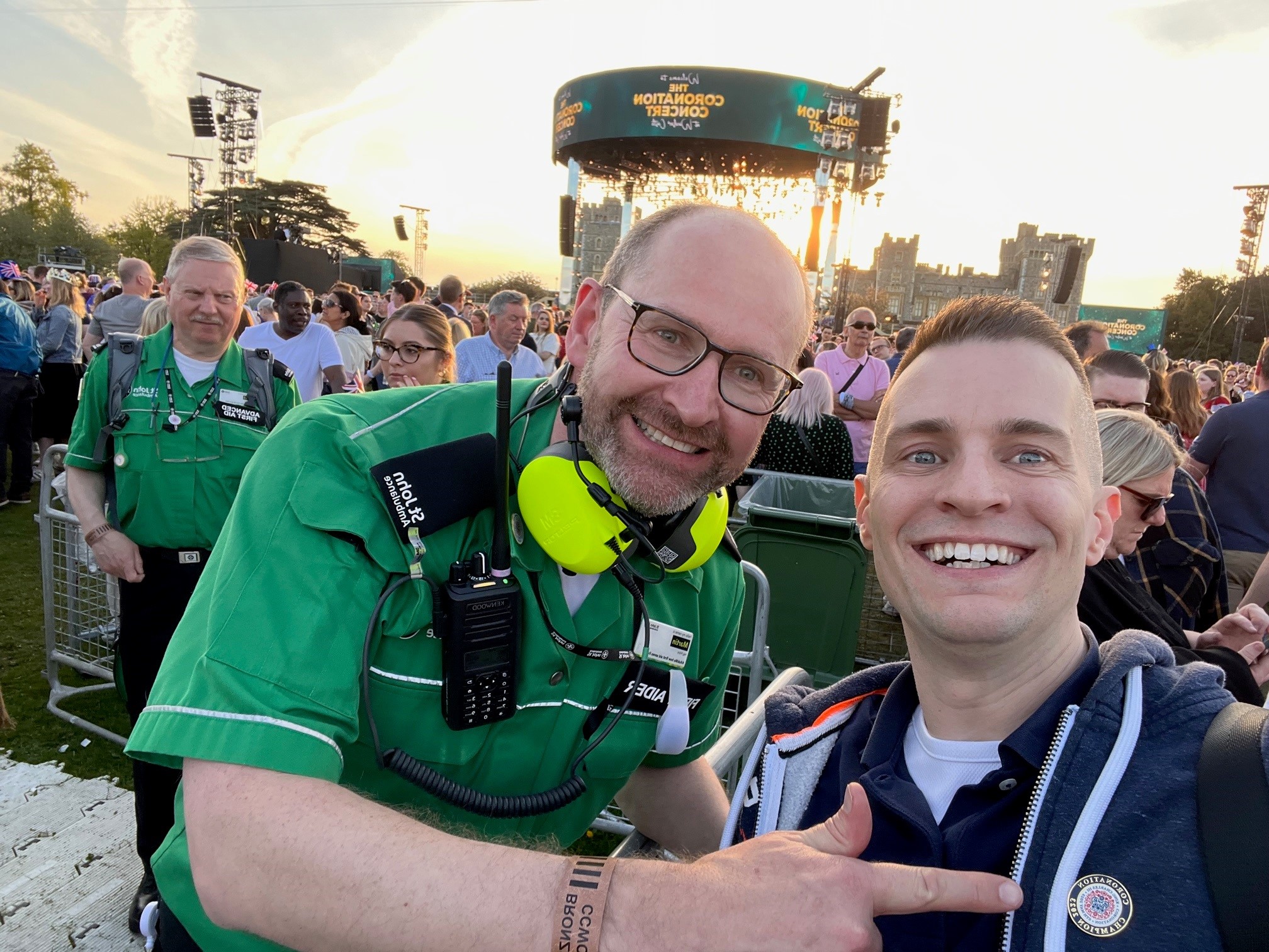 David, a paramedic by profession, has been volunteering for over 22 years